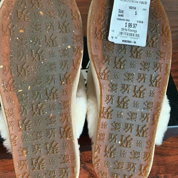 Australia luxe Collective soft genuine shearling sling back mule sleeper size 5 - Picture 7 of 7